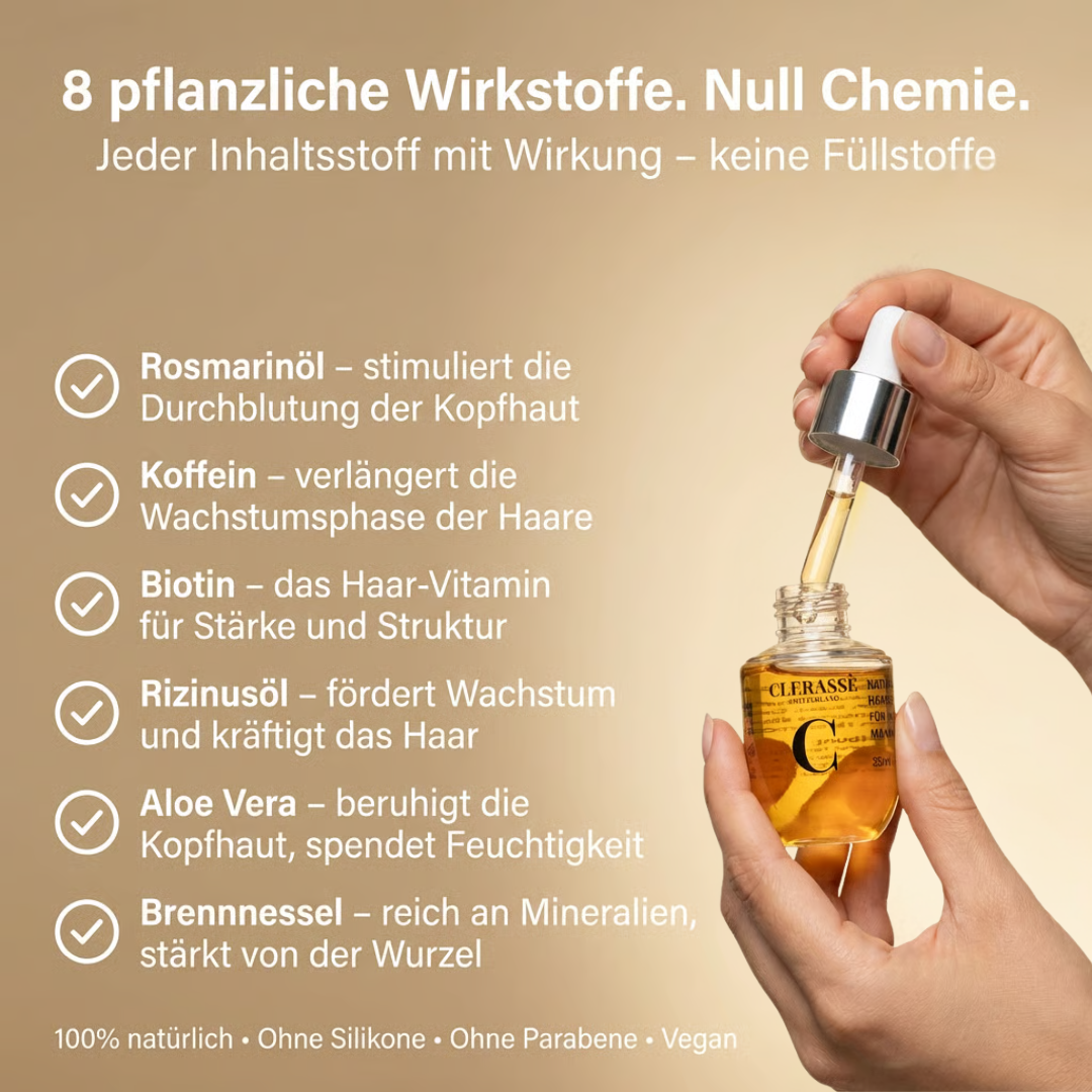 Natürliches Haar Serum