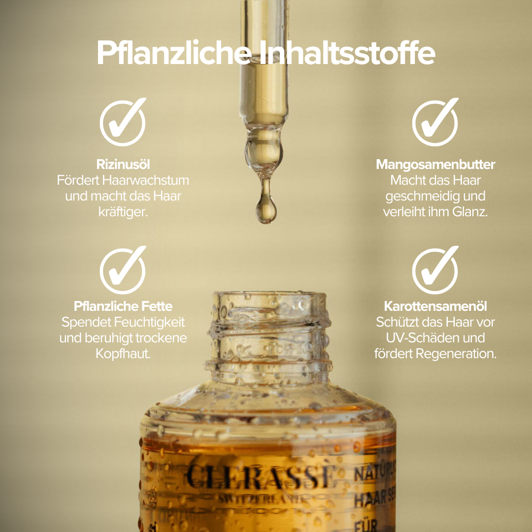Natürliches Haar Serum