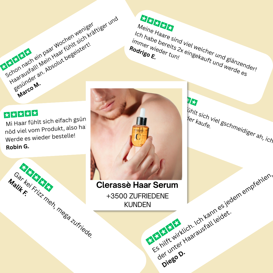 CLERASSÈ - HAAR SERUM FÜR MÄNNER