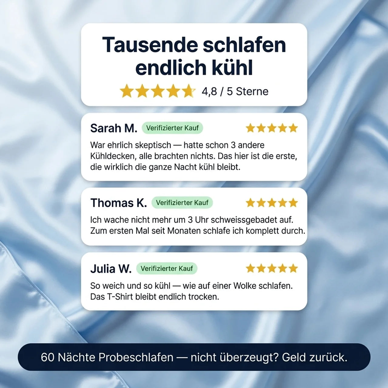 PolarSeide – Kühlende Sommerdecke aus Eisseide